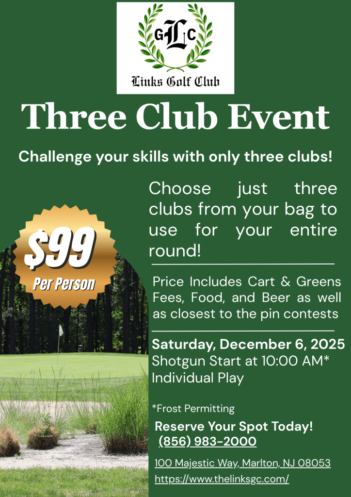December 2025 Three Club Challenge