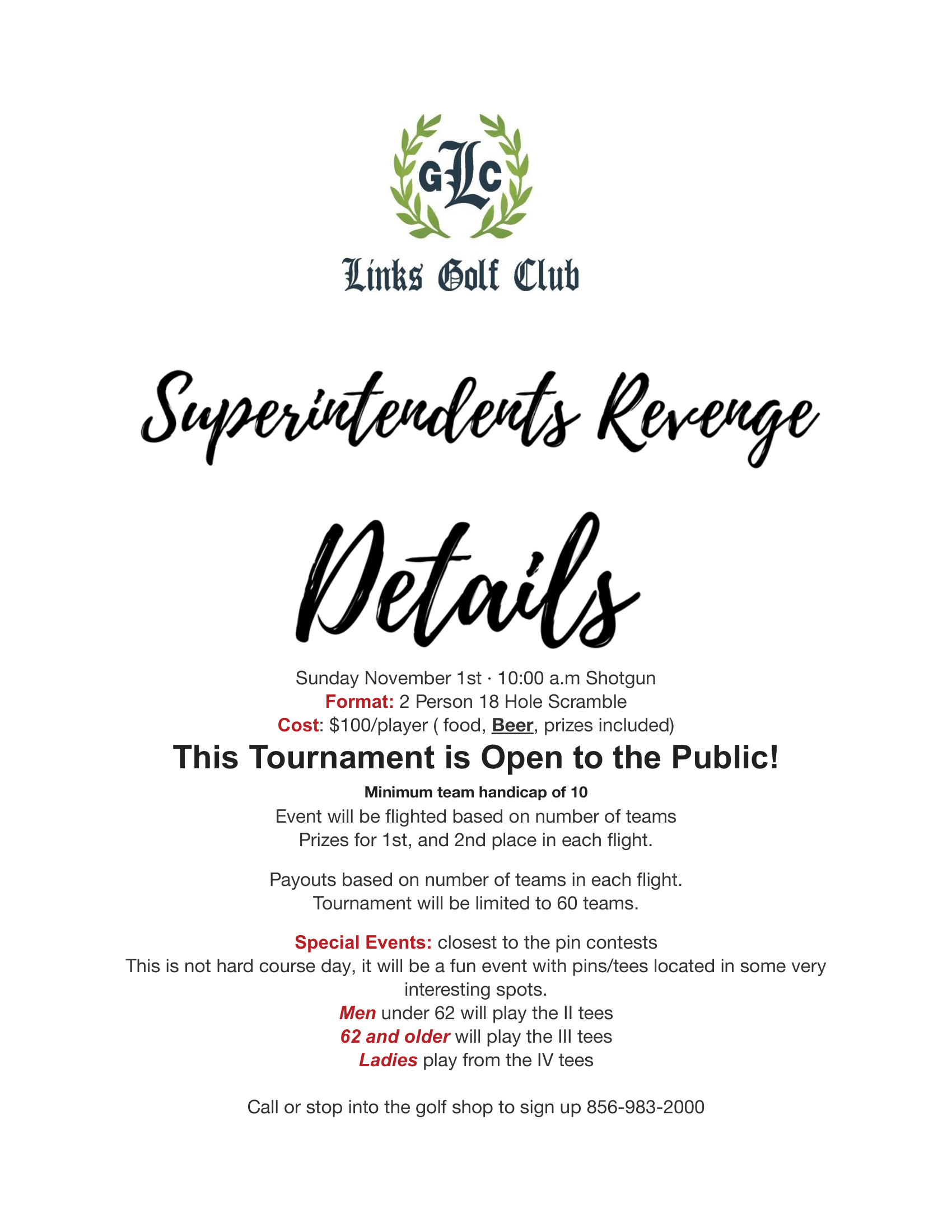 November 1st supers revenge